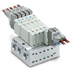 Compact 4 5 Port Solenoid Non Plug In Type Valve