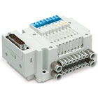 Compact 4 5 Port Solenoid Plug In Type Valve