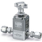 LVH*-AD/ND,  High Purity Chemical Valve, Manually Operated, Organic Solvent Compatible