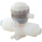 LVQ**H-S, 2 Port Chemical Valve, Air Operated for Back Pressure 0.5MPa, Integral Fitting Type