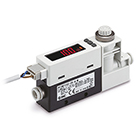 PF2M7, Digital Air Flow Sensor with IO-Link, 2-Color Display, IP40, 0.01-100 Lpm