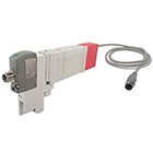 SY5100-X32, 5 port 2 position single solenoid valve with a return spring