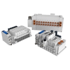 SY Plug-in Connector Connecting Base for EX600 and Other Fieldbus Options