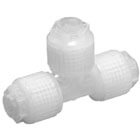 LQ1-T-R High Purity Fluoropolymer Fitting, Tubing Extension, Union Tee Reducing